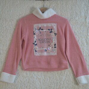 Dream Girls Garden Frame Beautful Garden Cottagecore Girls L Faux Fur Pearls Top